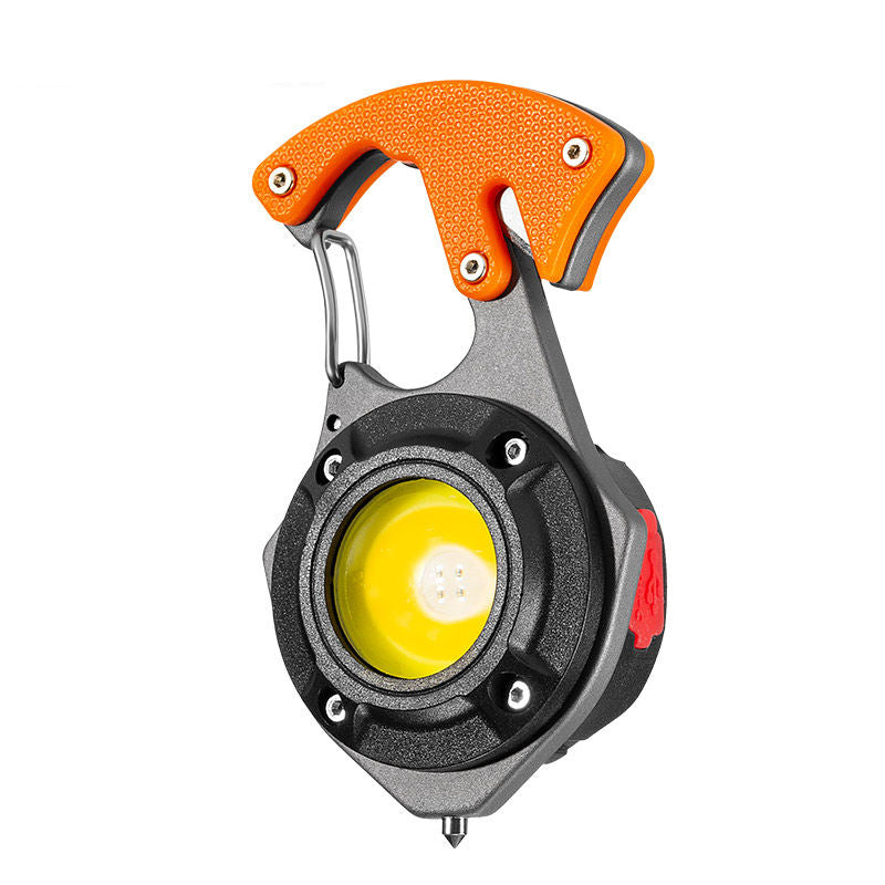 كشاف سوبر باور ميدالية بشاكوش وكتر ومغناطيس – Super Power Keychain Flashlight with Hammer, Cutter & Magnet